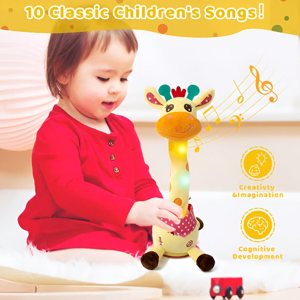 Singing giraffe plush lifestyle image