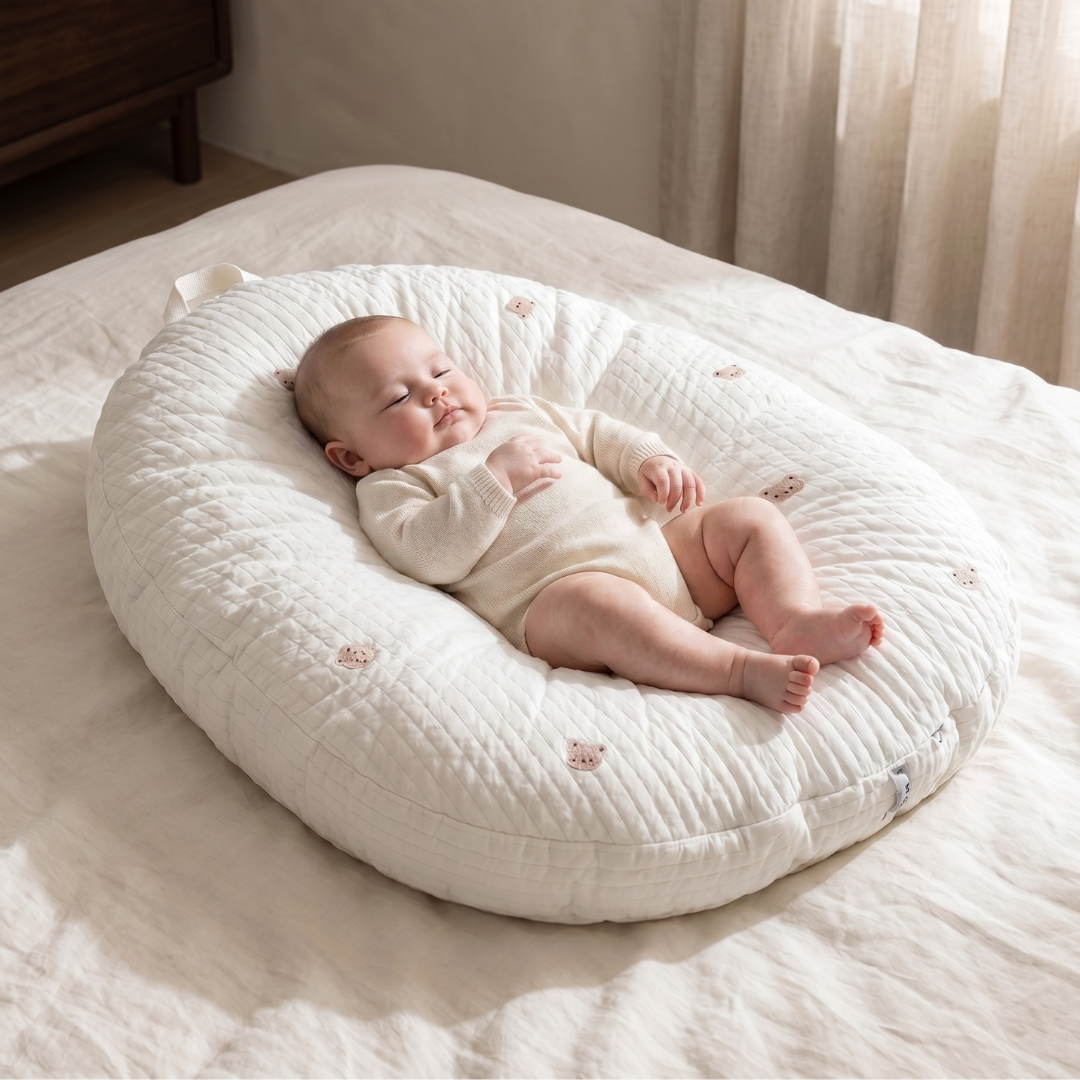 Soft nest baby lounger — Bear design