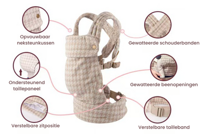 Ergonomic Baby Carrier | M-Position Hip Support