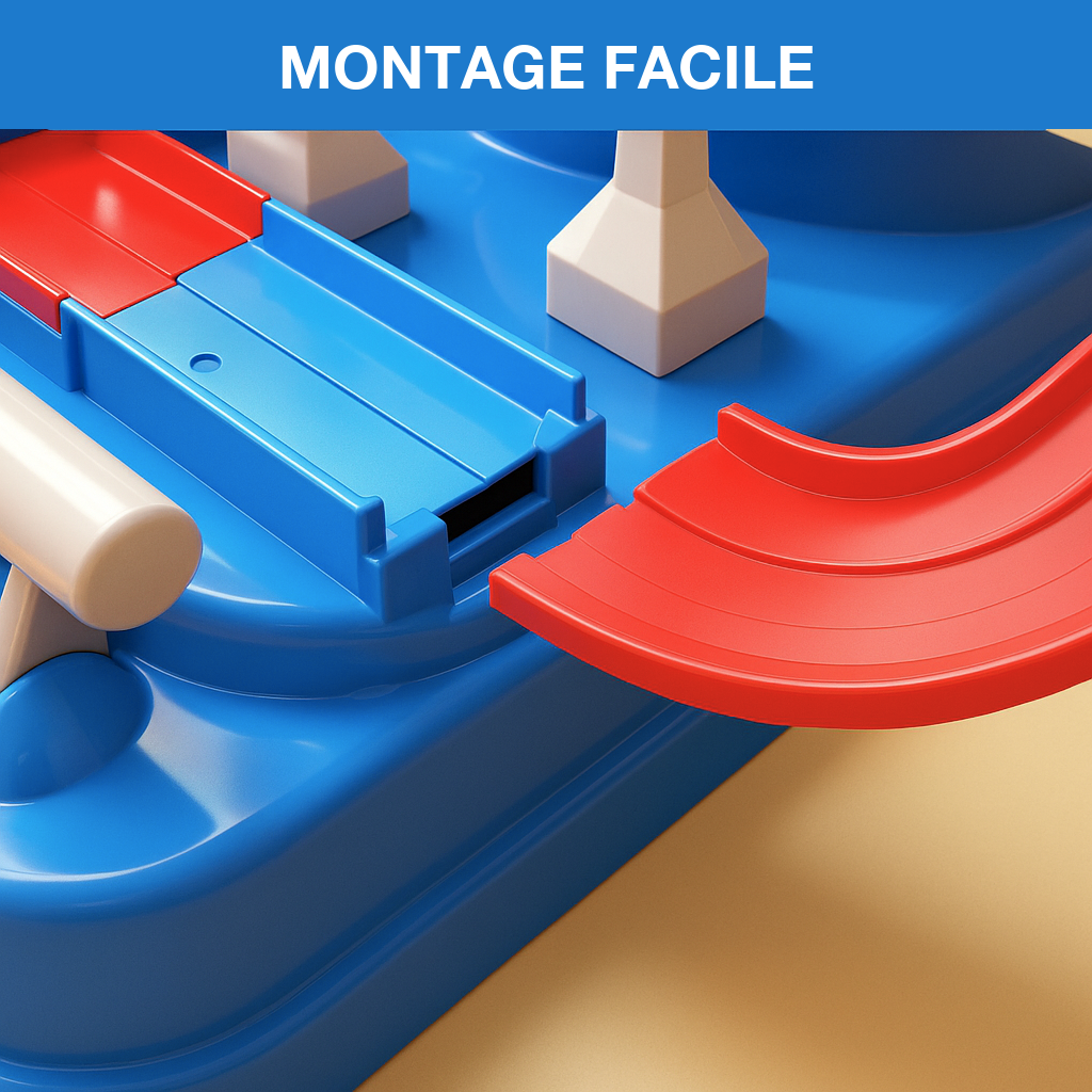 Montage facile — easy assembly race track