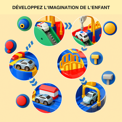 Développez l'imagination de l'enfant — race track activity overview