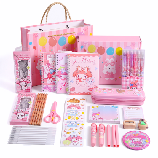 School supplies gift set with case hero shot
