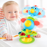 Baby High Chair Suction Spinner Toy – Cartoon Rattle thumbnail 4