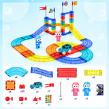 Magnetic Building Set with Creative Tracks thumbnail 1