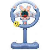 Kids Pretend Driving Steering Wheel Toy with Light & Sound thumbnail 1