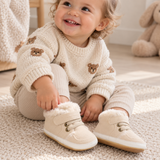 Baby High-Top Fleece Sneakers, Warm Winter Newborn Shoes thumbnail 5