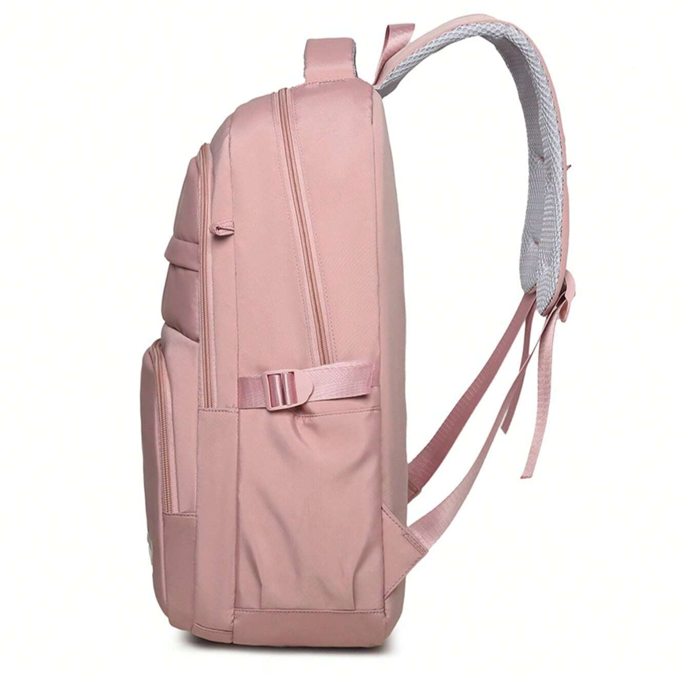 Pink school backpack size reference