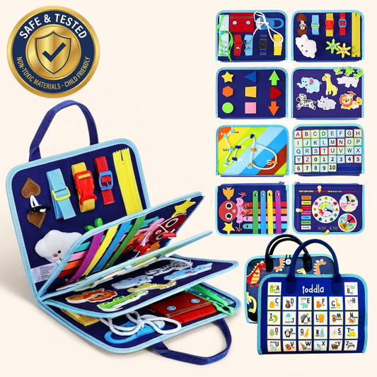 Montessori Busy Board Blue