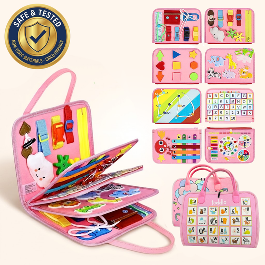Montessori Busy Board Pink