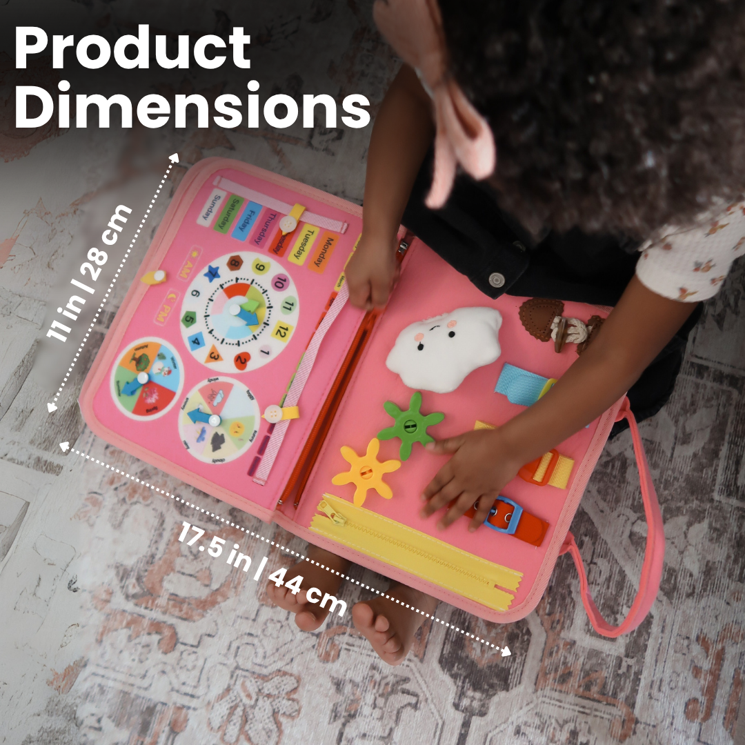 Montessori Busy Board dimensions