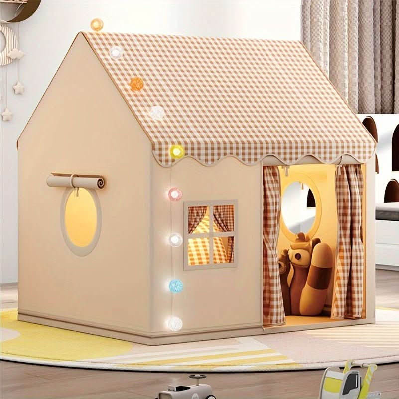Kids play tent in bedroom
