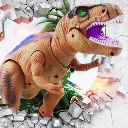 Remote control walking dinosaur toy