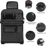 Foldable Car Back Seat Table with Hanging Storage Organiser thumbnail 1