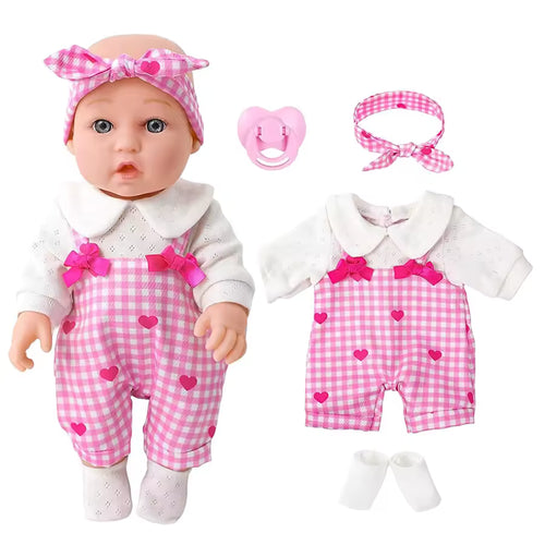 12-Inch Simulation Baby Doll – Soft, Cute Outfit, Collectible Gift