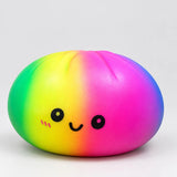 Giant Rainbow Squishy Dumpling Ball, Slow Rebound Sensory Stress Relief Toy thumbnail 5