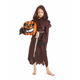 Kids Scarecrow Costume with Pumpkin Mask thumbnail 2