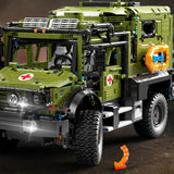 Off-Road Ambulance Building Block Truck – 3850pc DIY Vehicle Set thumbnail 2