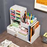 Space-Saving Pen Holder Storage Box – Multi-Compartment Organiser thumbnail 5