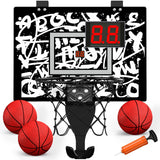 Mini Basketball Hoop Set with Scoreboard & 3 Balls thumbnail 1