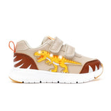 Kids LED Light-Up T-Rex Dinosaur Trainers, Leather Flashing Sneakers thumbnail 2