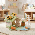 Soft Sensory Play House with Squeaker, Crinkle Paper & Mirror
