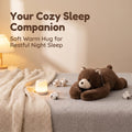 65cm Weighted Brown Bear Plush Pillow, Long Arm Soft Toy