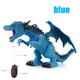 RC Walking Dinosaur Toy with Fire-Breathing Spray Effect, LED & Sound thumbnail 2