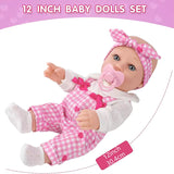 12-Inch Simulation Baby Doll – Soft, Cute Outfit, Collectible Gift thumbnail 4
