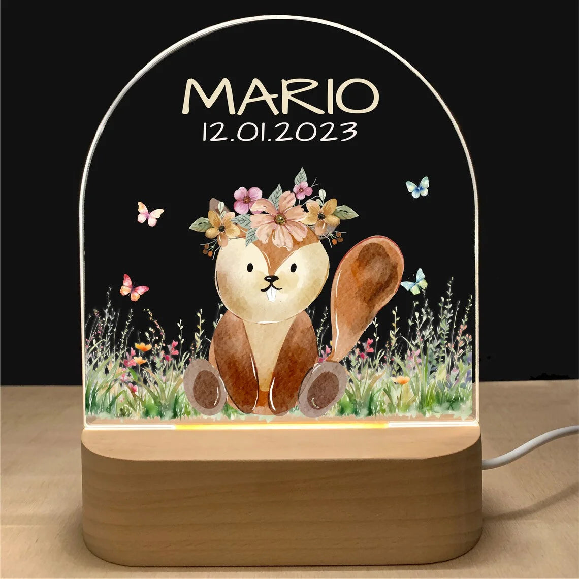 Personalized 3D Acrylic Photo Night Light
