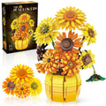 Sunflower Bouquet Building Block Set