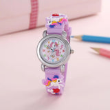 3D Cartoon Silicone Kids Watch – Unicorn & Dinosaur Designs thumbnail 3