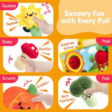 Baby Garden Plush Sensory Toy – Rattle, Mirror & Squeaker miniatura 4
