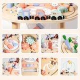 10-in-1 Wooden Montessori Activity Table for Toddlers thumbnail 3