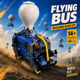 Flying Battle Bus Building Block Set - 580 Pieces thumbnail 3