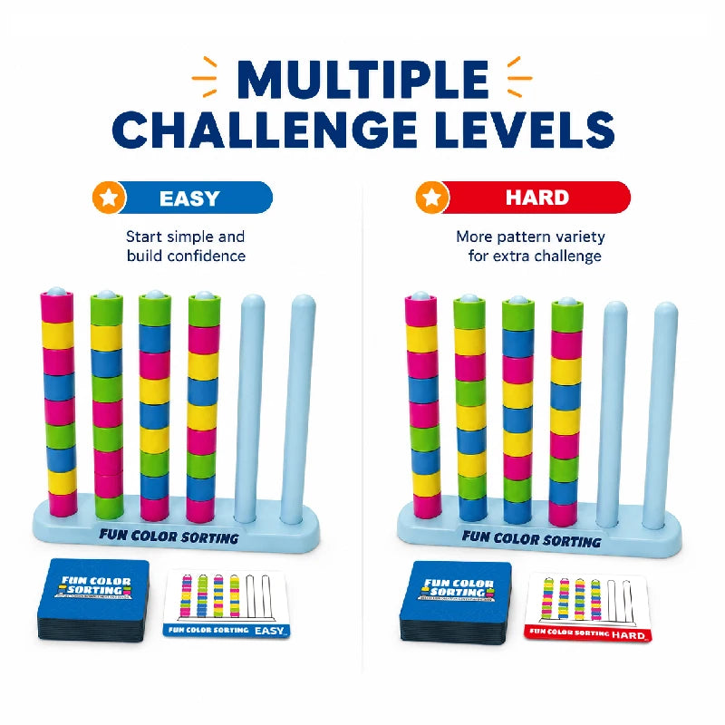 Bead Stacking Logic Game for Kids