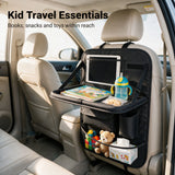Foldable Car Back Seat Table with Hanging Storage Organiser thumbnail 2