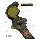 Dinosaur Flip-Top Projection Watch, 24 Patterns thumbnail 2