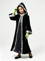 Alien Cosplay Costume with Hooded Cape, Mask and Gloves thumbnail 5
