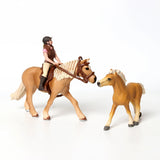 Horse & Rider Figurine Playset - Realistic 1/60 Scale thumbnail 6