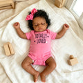 20" Realistic Reborn Baby Doll - Curly Hair Sleeping Newborn