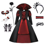 Girls Vampire Bride Halloween Costume Dress thumbnail 6