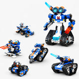6-in-1 STEM Robot Building Kit with App Control miniatuur 5