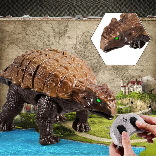 RC dinosaur toy, side angle
