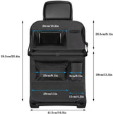 Foldable Car Back Seat Table with Hanging Storage Organiser thumbnail 6