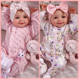 Realistic Reborn Baby Doll, 20 Inch – Open Blue Eyes thumbnail 4