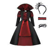 Girls Vampire Bride Halloween Costume Dress thumbnail 3