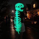 Glow in the Dark Dinosaur Skeleton Headpiece Costume thumbnail 3