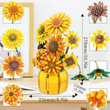 Sunflower Bouquet Building Block Set thumbnail 4