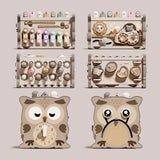 Owl Sensory Activity Cube – Magnetic Fishing, Whack-a-Mole & Piano thumbnail 3