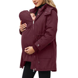 3-in-1 Maternity Coat with Removable Quilted Liner & Baby Pouch thumbnail 3